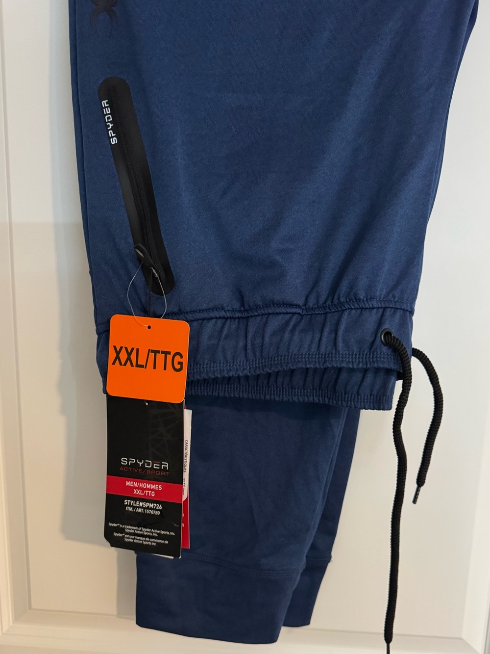 Spyder Men's Navy Blue Athletic Jogger Pants - XXL